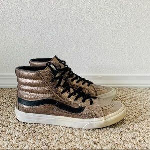 Vans Authentic High-Top Metallic Sneakers sz 8